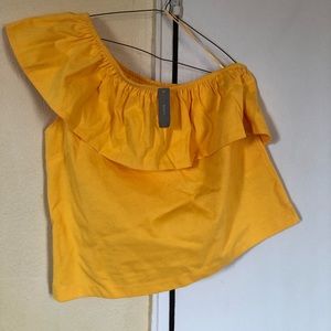 J.crew NWT one shoulder top
